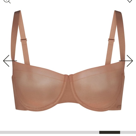 SKIMS Other - Skims No Show Balconette Bra 34C in Sienna